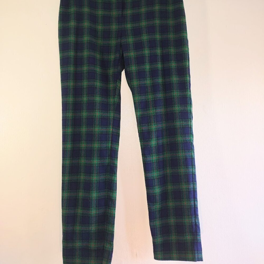 Vineyard Vines Classic Tartan Plaid Wool Pant Size 2 Preppy Old Money Heritage - Picture 6 of 10